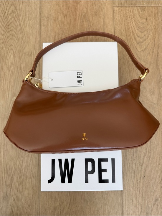 JW PEI Handbags - JW PEI Brown Shoulder Bag with Gold Hardware